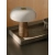 Lampa stołowa marmurowa podstawa beżowa i biały klosz Glossy NO2520015009 - Design for The People